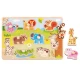 Tooky Toy Beszúrás puzzle állatok