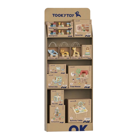 High display for Tooky Toy products