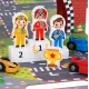 Versenypálya puzzle útvonal