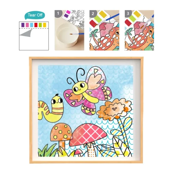 Vízfestés Garden Tookyland akvarell kifestőkönyvek