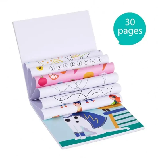 Ujjfestékes színező oldalak gyerekeknek Artist Tookyland