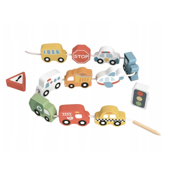 Tooky Toy Fűzős Járművek