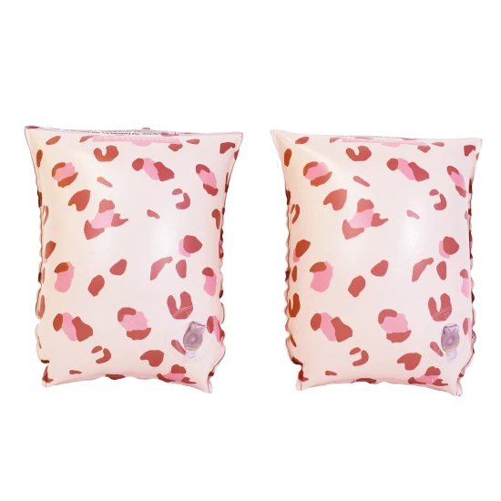 Gyermek felfújható Swim Essentials Régi rózsaszín Leopard ujjatlan gyerekeknek, ideális úszáshoz a medencében és a tengeren