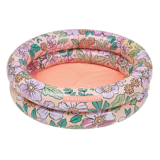 Felfújható gyerekmedence Virágok 60 cm virágmintával, 2 kamrás
