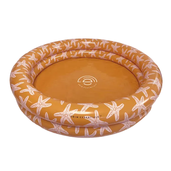 Felfújható gyerekmedence Sea Star 100 cm tengeri csillag motívummal, 2 kamrával