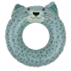A Swim Essential eredeti, zöld leopárdmintás és fülekkel ellátott felfújható kereke 3-6 éves gyermekek számára készült.