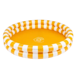 Felfújható gyerekmedence Csíkos Sárga 100 cm