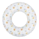 Swim Essentials gyermek felfújható kerék dzsungel motívummal fehér-barna színben - átmérője 50 cm