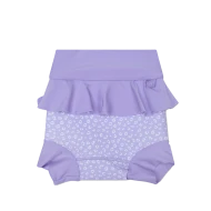 Neoprén fürdőruha babáknak Lila Leopard