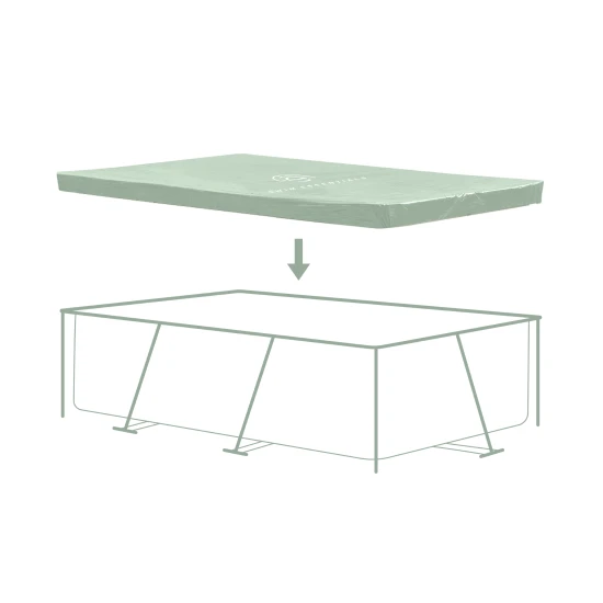 Medencetakaró Essence Green 300×200