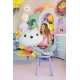 Aranyos dekoráció Balloon Cat bulikra és ünnepekre