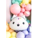 Aranyos dekoráció Balloon Cat bulikra és ünnepekre