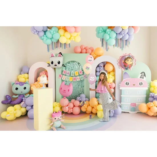 Aranyos Gabby's Dollhouse dekoráció bulikra és ünnepekre