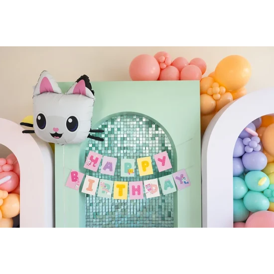 Aranyos Gabby's Dollhouse dekoráció bulikra és ünnepekre