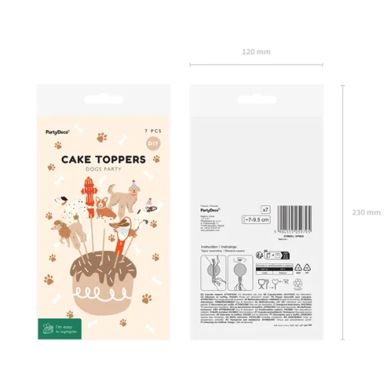 Cupcakes kutyával gyerekbulira