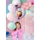 Születésnapi díszek Gabby babaházával, amelyek csillogóak