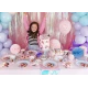 Party Deco tányérok Gabby's Dollhouse 6 db 23 cm Születésnapi díszek Gabby babaházával, amelyek csillogóak