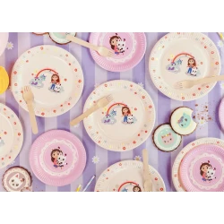 Tányérok Gabby's Dollhouse Rainbow 6 db 23 cm