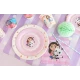 Gabby's Dollhouse papírtányérok színes motívummal