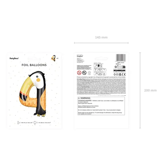 4-es számú tukán léggömb