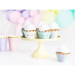 Cupcakes Pasztell 6 db Cupcakes Pasztell 6 db