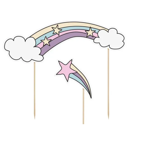 Díszítse a születésnapi tortát a Party Deco gyönyörű unikornisaival.