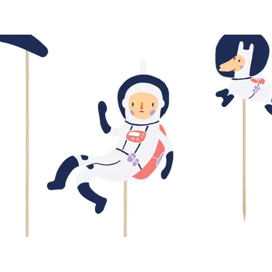 Díszítse tortáját a tökéletes űrpartihoz tortafeltétekkel.