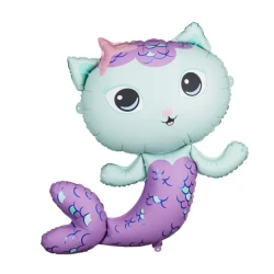 Gabby's Dollhouse MerCat léggömb 80x82 cm