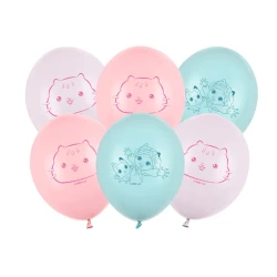 Gabby's Dollhouse léggömbök 6 db 27 cm