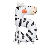 5-ös számú zebra léggömb 5-ös számú zebra léggömb