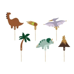 Tortadíszek Dinoszauruszok 6 db Tortadíszek Dinoszauruszok 6 db