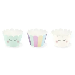 Cupcakes Pasztell 6 db Cupcakes Pasztell 6 db