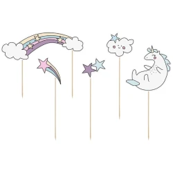 Tortadíszek Unicorn 5 db Tortadíszek Unicorn 5 db