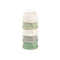 Tejpor- / uzsonnatartó doboz szett Cotton White / Sage Green