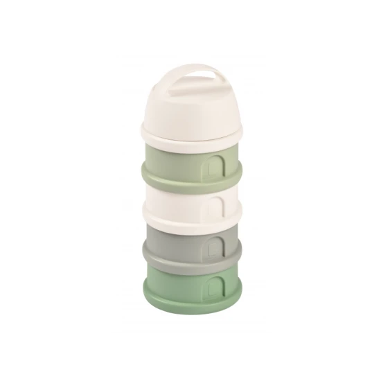 Tejpor- / uzsonnatartó doboz szett Cotton White / Sage Green Tejpor- / uzsonnatartó doboz szett Cotton White / Sage Green – Béaba