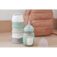 Tejpor- / uzsonnatartó doboz szett Cotton White / Sage Green Tejpor- / uzsonnatartó doboz szett Cotton White / Sage Green – Béaba