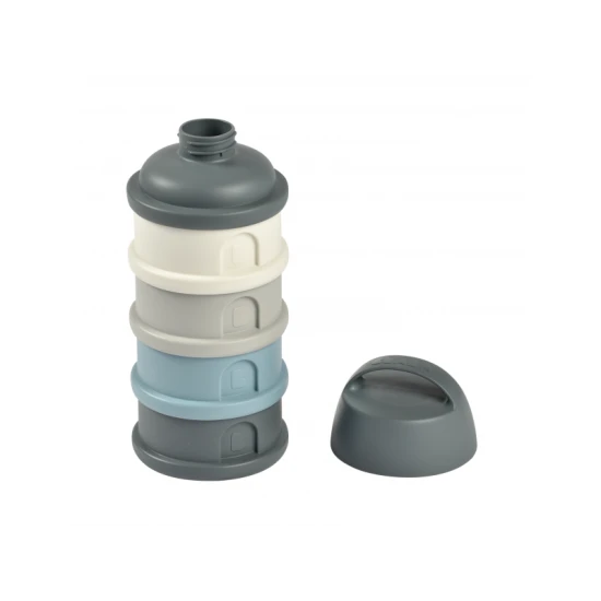 Tejpor- / uzsonnatartó doboz szett Mineral Grey / Blue – Béaba