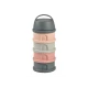 Tejpor- / uzsonnatartó doboz szett Mineral Grey / Pink – Béaba
