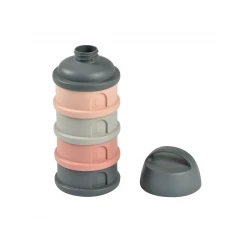 Tejpor- / uzsonnatartó doboz szett Mineral Grey / Pink Tejpor- / uzsonnatartó doboz szett Mineral Grey / Pink