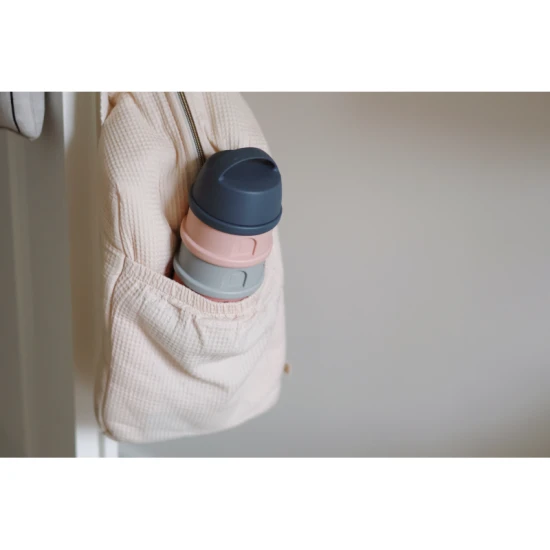 Tejpor- / uzsonnatartó doboz szett Mineral Grey / Pink – Béaba