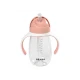 Pohár szívószállal 300ml Old Pink Pohár szívószállal 300ml Old Pink – Béaba