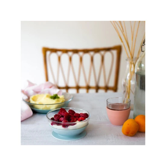 Üveg étkészlet tapadókorongokkal Eucalyptus Üveg étkészlet tapadókorongokkal Eucalyptus – Béaba