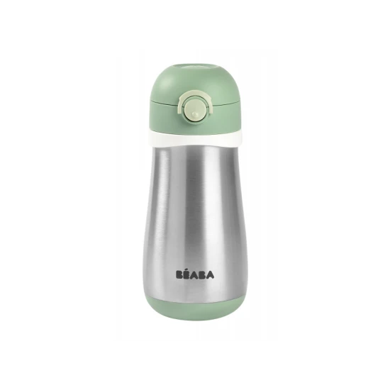 Hőszigetelt rozsdamentes pohár 350ml Sage Green Hőszigetelt rozsdamentes pohár 350ml Sage Green – Béaba