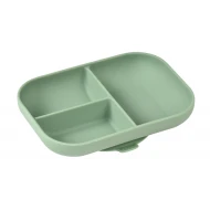 Szilikon tányér delený s prísavkou Sage Green Szilikon tányér delený s prísavkou Sage Green