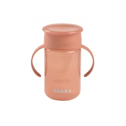 360°-os itatópohár Pink 340 ml 12m+