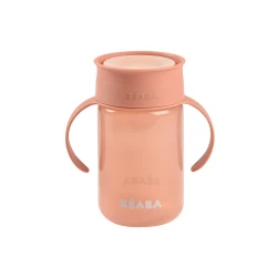 360°-os itatópohár Pink 340 ml 12m+