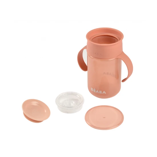 360°-os itatópohár Pink 340 ml 12m+ 360°-os itatópohár Pink 340 ml 12m+ – Béaba