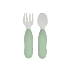 Első gyakorló evőeszköz 2 részes Sage Green