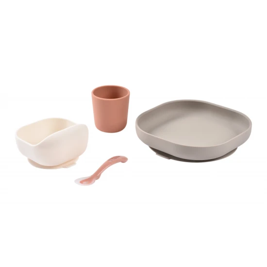 Szilikon étkészlet 4 részes Terracotta / Gazelle Szilikon étkészlet 4 részes Terracotta / Gazelle – Béaba