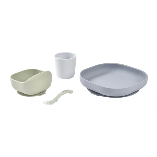 Szilikon étkészlet 4 részes Pebble Szilikon étkészlet 4 részes Pebble – Béaba